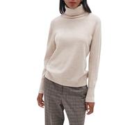Caroll UJ015-DYLANB - Jersey de Cachemira para Mujer, Beige, Talla L