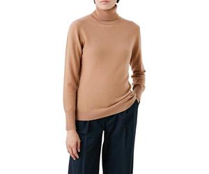 Caroll UJ015-DYLANB - Jersey de Cachemira para Mujer, Camel, Talla L