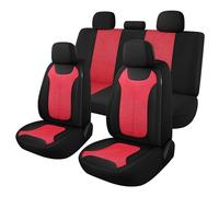 CAROMOP Juego Completo de Fundas de Asiento de Coche de Tela de Malla de Aire 3D, Lavables y Transpirables, para el Interior de automóviles, Ajuste Universal para Coches, sedanes,