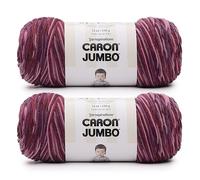 Caron Hilo Jumbo, beso rosa, paquete de 2