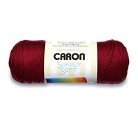 Caron Simplemente Suave Hilo sólidos, 6 oz, Burgundy