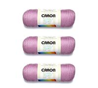Caron Simply Soft BlackBerry Yarn - Paquete de 3 unidades de 170 g/6 onzas, acrílico, 4 medianos (peinado), 315 yardas, tejido/ganchillo
