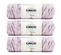 Caron Simply Soft - Hilo moteado, color glicina, paquete de 3