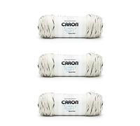 Caron Simply Soft - Hilo moteado de conchas marinas, paquete de 3 unidades de 141 gramos/5 onzas, acrílico, 4 medianos (peinado), 235 yardas, tejido/ganchillo