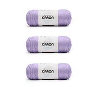 Caron Simply Soft Orchid Yarn - 3 paquetes de 170 g/6 oz - acrílico - 4 mediano (peor) - 315 yardas - tejer o ganchillo