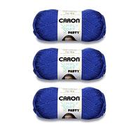 Caron Simply Soft Party Royal Sparkle Yarn - Paquete de 3 unidades de 85 g/3 oz - Acrílico - 4 medianos (peor - 164 yardas - Tejido/ganchillo