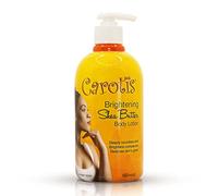 CAROTïS, Loción Corporal Blanqueadora de la Piel - 17,6 fl oz / 500 ml - Ayuda a eliminar las manchas oscuras con manteca de karité, complejo de arbutina y vitamina A