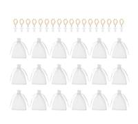 carotoe 18 pulseras de cuentas de rosario de madera con colgante de cruz con bolsa de malla, regalo de bautismo católico, ideal para pulseras religiosas religiosas religiosas