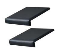 carotoe 2 cojines para silla en forma de L, cómodos cojines de esponja para asiento de baño para el hogar y la playa, resistentes al agua, 35 x 35 cm de grosor, cojines de asiento de esquina
