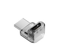 carotoe Adaptador de 90 grados 8K60Hz 4K120Hz Acoplador en ángulo recto para proyector de PC, carcasa ABS, 8 estilos HDTV hembra a macho