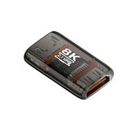 carotoe Adaptador de 90 grados 8K60Hz 4K120Hz Acoplador en ángulo recto para proyector de PC, carcasa ABS, 8 estilos HDTV hembra a macho