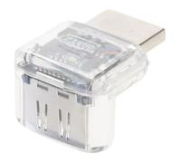 carotoe Adaptador de 90 grados 8K60Hz 4K120Hz Acoplador en ángulo recto para proyector de PC, carcasa ABS, 8 estilos HDTV hembra a macho