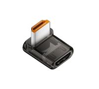 carotoe Adaptador de 90 grados 8K60Hz 4K120Hz Acoplador en ángulo recto para proyector de PC, carcasa ABS, 8 estilos HDTV hembra a macho