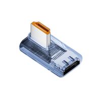 carotoe Adaptador de 90 grados 8K60Hz 4K120Hz Acoplador en ángulo recto para proyector de PC, carcasa ABS, 8 estilos HDTV hembra a macho