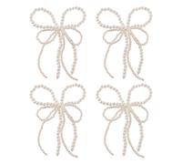 carotoe Adornos creativos con cuentas de lazo, accesorio de adorno con múltiples capas para diseñadores y manualidades