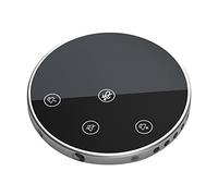carotoe Altavoz USB omnidireccional con control de volumen interno para llave de silencio de PC, enchufe y para jugar para escritorio de condensador