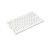 carotoe Bandeja de goteo rectangular de acero inoxidable para encimera, cristalería, secado perforado, bandeja de vidrio