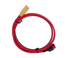 carotoe Cable adaptador de configuración de batería XT90 macho 45A conector 12AWG 1M, cableado de cobre, cubierta de PVC, diseño visible para necesidades de enrutamiento de entrada