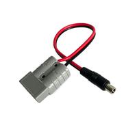 carotoe Cable adaptador de corriente de 50 A, 8.0 x 2.0, conector gris, cable de 14 AWG para configuración de respaldo solar, equipo de uso portátil