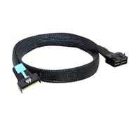 carotoe Cable convertidor PCIe 5.0 8X a SFF-8643, adaptador de velocidad rápida para servidores, transferencia de datos, disco duro, cable de extensión host