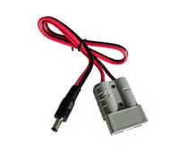carotoe Cable de alimentación CC de 5,5 x 2,1 mm para panel solar, generadores de baterías de coche, 50 A, 14 AWG, cable de alimentación de vehículo eléctrico