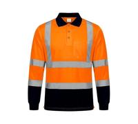 carotoe Camisas de visibilidad con cintas reflectantes de secado rápido de alta visibilidad para hombres y mujeres, trabajo para hombres y construcción, D, L
