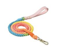 carotoe Correa de perro tejida de 120 cm / 150 cm, cuerda de tracción a juego para gatitos, correa para caminar para perros pequeños, cuerda de tracción antiescape para cachorros y mascotas
