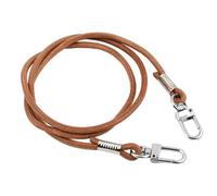 carotoe Correa para bolso de mujer, bolsa de mano con banda redonda para hombro con hebilla, bolsa cruzada de repuesto, correa de cuero, Hebilla plateada, One Size