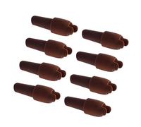 carotoe De 8 tapones de vino de silicona eficientes y fáciles de usar, cuentan con doble sellado y asa de tracción para protección de botellas, sello de botella de silicona
