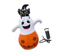 carotoe Decoración inflable de Halloween, diseño de calabaza, A