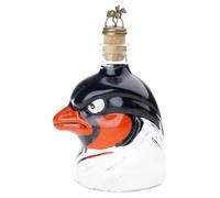 carotoe Exclusiva botella de cristal con diseño de cabeza de halcón para whiskies, regalo de viaje y entretenimiento, solución de almacenamiento de bebidas, botella de licor de vidrio novedosa
