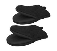 carotoe Guantes de cocina de neopreno resistentes al calor hasta 260 °C, forro de algodón extra largo para asar y asar guantes de horno resistentes