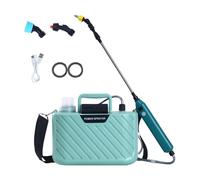 carotoe Herramienta de riego ergonómica tipo mochila con capacidad de 5 litros y pantalla LED para el cuidado de las plantas, pulverizador de jardín de mano