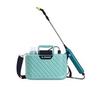 carotoe Herramienta de riego ergonómica tipo mochila con capacidad de 5 litros y pantalla LED para el cuidado de las plantas, pulverizador de jardín de mano