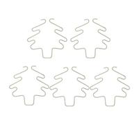 carotoe Juego de 5 estacas decorativas de metal para árbol de Navidad para apoyar plantas de interior grandes