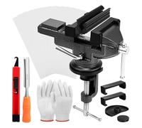 carotoe Juego de reparación de agarre con prensas, cuchillos de gancho, removedor de cinta, tiras de cinta de agarre, abrazadera y guantes para tareas de regripping de club, herramienta de regripping