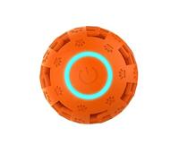 carotoe Juguete para cachorros con forma de bola recargable, dispensador de bocadillos que simula a la presa y fomenta el juego de liberación, saltando y masticando al perro