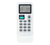 carotoe Mando a distancia universal para aire acondicionado DG11J1 01 con pantalla LCD, función de suspensión y temporizador, control remoto