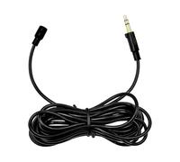 carotoe Micrófono externo de navegación para coche, micrófono de voz de 3,5 mm con cable de 3 metros para llamadas y tareas de entrada, recogida de voz en unidades de navegación y uso de unidad