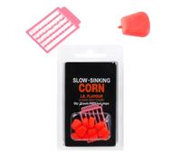 carotoe Paquete de 8 cebos de pesca de goma perfumada de hundimiento lento para mejorar la durabilidad en aguas dulces señuelos de pesca perfumados naturales