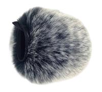 carotoe Parabrisas de espuma flocada compatible con micrófonos GO II que proporciona música clara para podcasting y transmisión, cubierta esponjosa