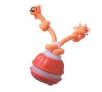 carotoe Pelota de perro saltando resistente a las mordidas, construcción ABS que simula el movimiento de la presa fomenta el juego, liberación de energía, resistente a las mordidas, pelota interactiva