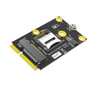 carotoe Placa de expansión 2 en 1 pequeña PCIE a tarjeta 2230 2242 para control industrial, accesorios de computadora portátil, doble almacenamiento, pequeño enlace PCIe