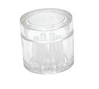 carotoe Planaria - Trampas planarias de acrílico transparente, 8 agujeros para camarones, calentador de acuario, termómetros, bomba de grava, decoraciones de arena