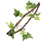 carotoe Plant Bend Easy Jungle con ventosas para dragón barbudo para decoración de hábitat de tanque, 2 anfibios