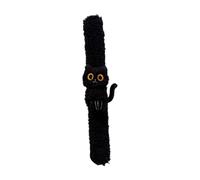 carotoe Pulsera de fiesta de Halloween, bonita pulsera de forro polar, manifestación, calabaza, bruja, diseños para mujeres y niños, accesorios de disfraz de forro polar para fiestas, One Size, como