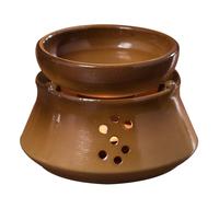 carotoe Quemadores de incienso de cerámica japonesa multiusos, calentador de aceite esencial de cerámica, calentador de té con taza de té, juego para uso diario, estufa de aroma de cerámica