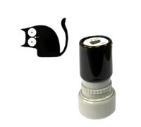 carotoe Sello con temática de gatito de animales, para hacer tarjetas, diario, álbum de fotos, embalaje, escuela, arte, manualidades, proyectos de manualidades con mango de cola