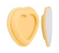 carotoe Soporte adhesivo para control remoto para pared, soporte en forma de corazón ABS para el hogar, estudio, almacenamiento de mesita de noche y áreas de escritorio, montaje remoto en pared