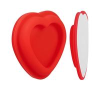 carotoe Soporte adhesivo para control remoto para pared, soporte en forma de corazón ABS para el hogar, estudio, almacenamiento de mesita de noche y áreas de escritorio, montaje remoto en pared